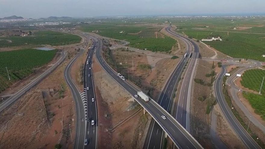 El ministerio aprueba el proyecto de mejora del nudo de enlace entre la AP-7, la A-7 y la N-340 en Sagunt