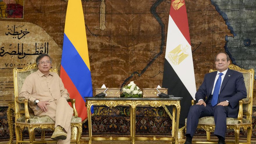 Petro promete a Al Sisi que ayudará a Egipto en el esfuerzo por lograr la paz en Palestina