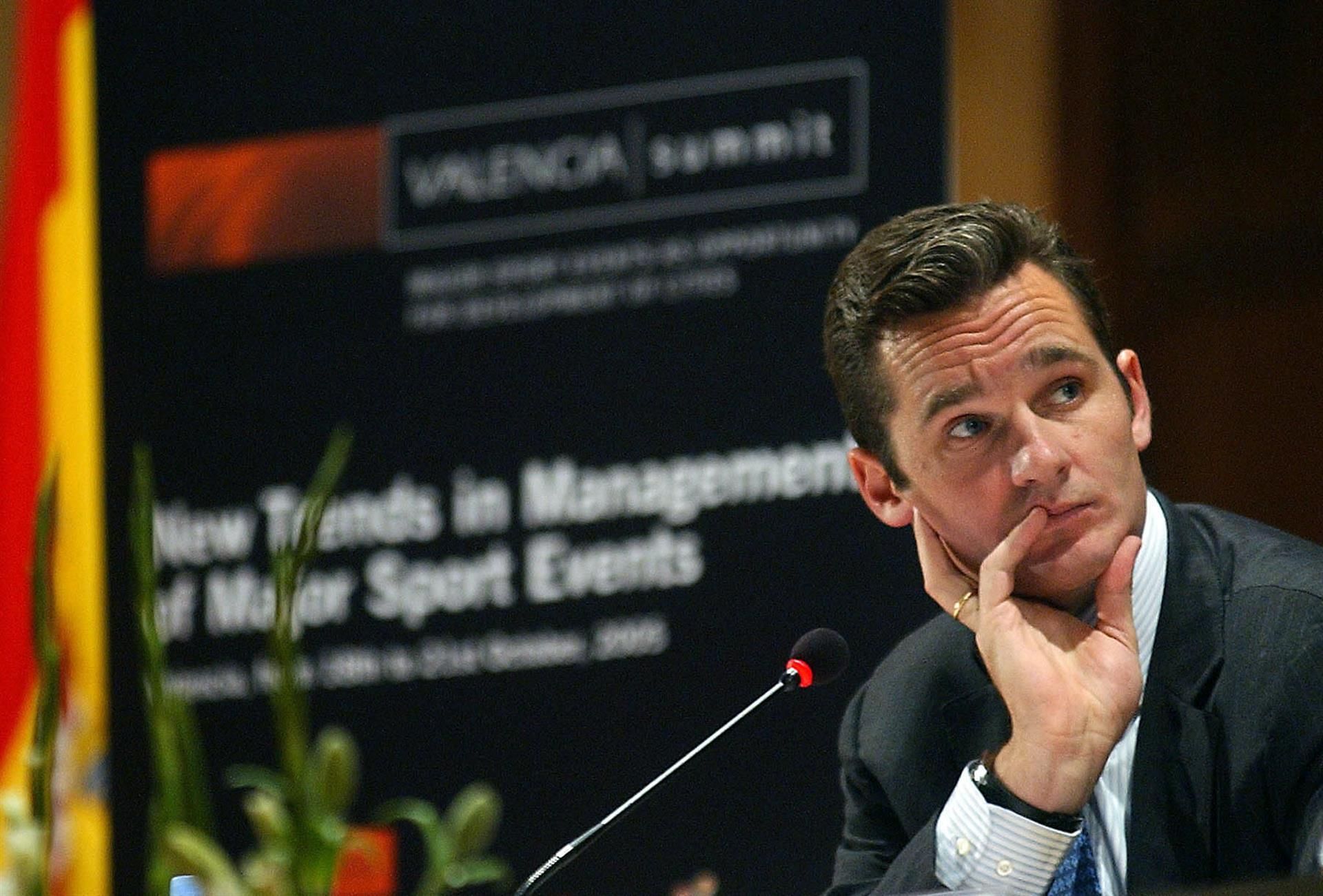 Urdangarin, en abril de 2005, durante el València Summit, una de las cumbres investigadas en el marco del caso Nóos