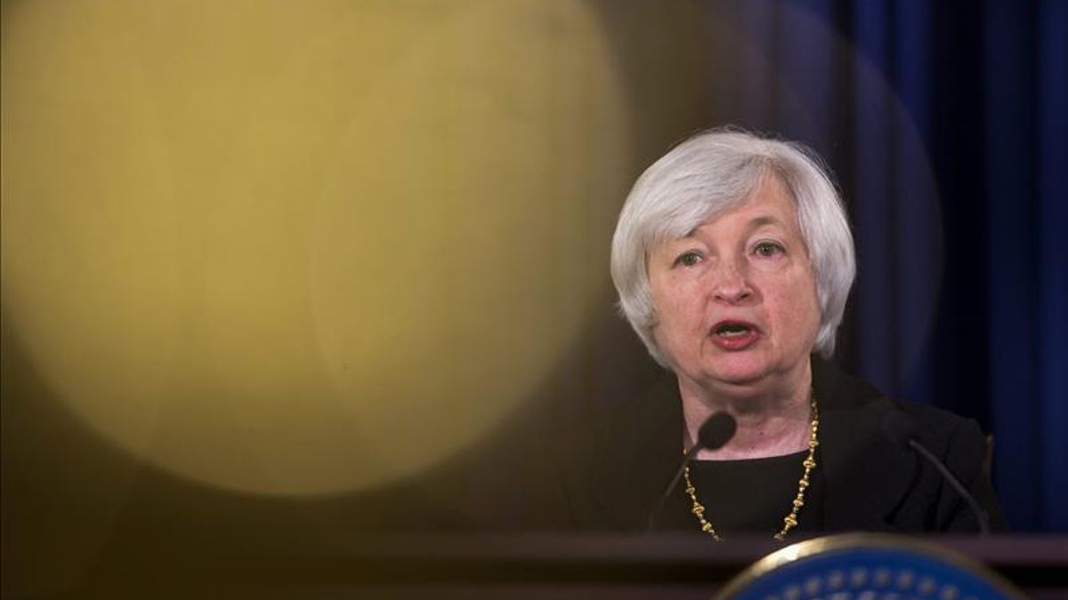 La presidenta de la Reserva Federal (Fed) de EE.UU., Janet Yellen