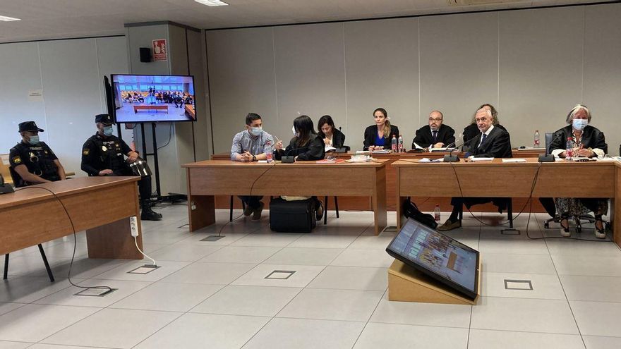 La sala del juicio por el caso de Marta Calvo, 
