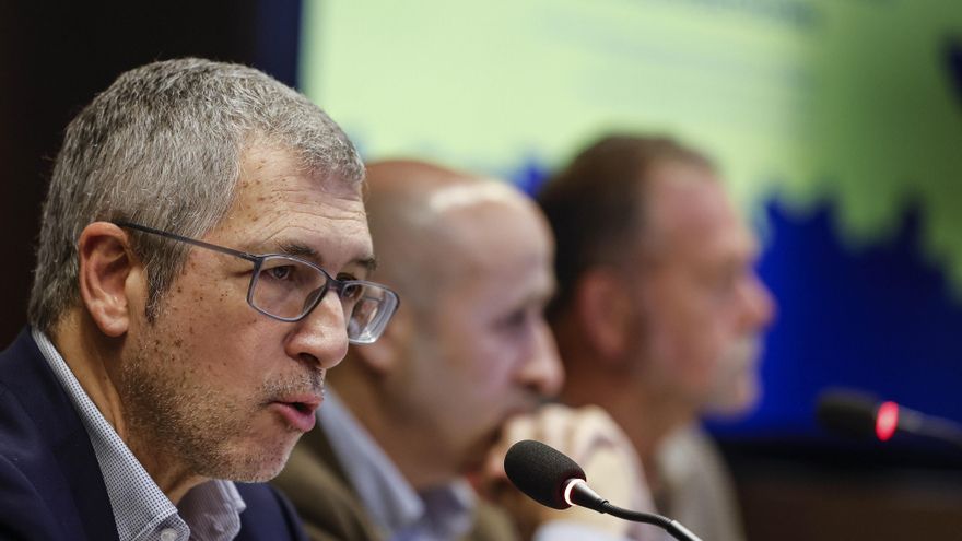 Archivo - El secretario de Estado de Medio Ambiente, Hugo Morán, durante una jornada informativa sobre el plan de mejora de la resiliencia frente a inundaciones, a 19 de junio de 2025, en Valencia, Comunidad Valenciana (España).