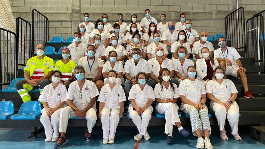 Equipo de vacunación del Área de Salud de La Palma.