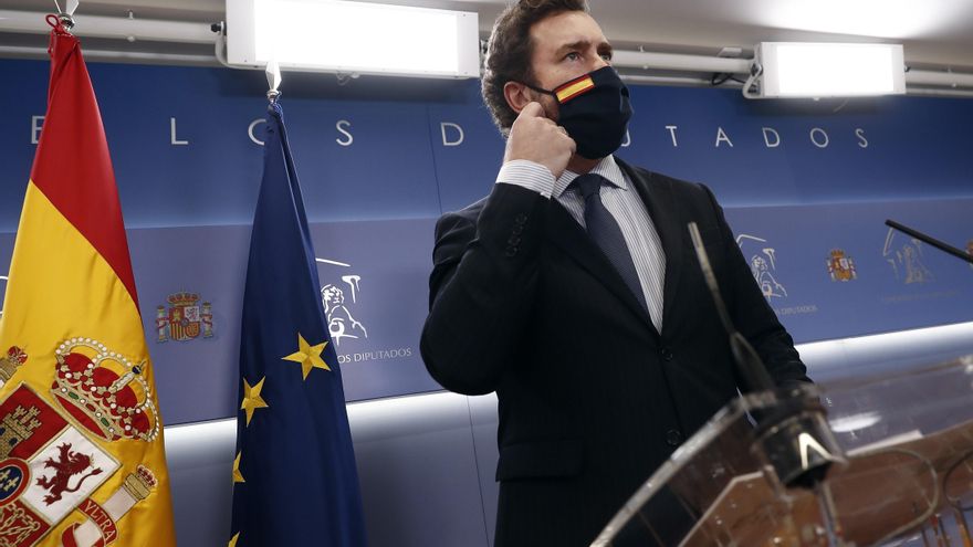 El portavoz en el Congreso de Vox, Iván Espinosa de los Monteros. EFE/Mariscal /Archivo