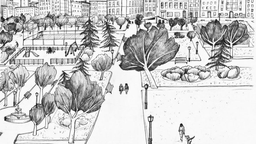 Historia de los árboles talados en Comillas, el parque por el que lucharon los vecinos de Carabanchel en los setenta