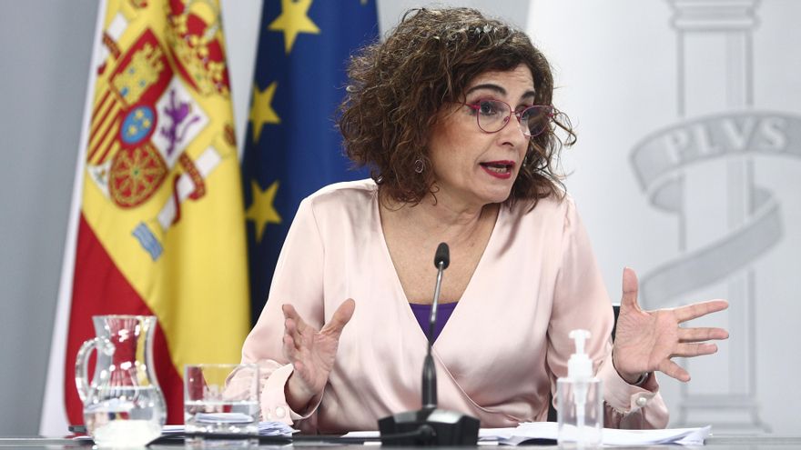 La ministra portavoz y ministra de Hacienda, María Jesús Montero
