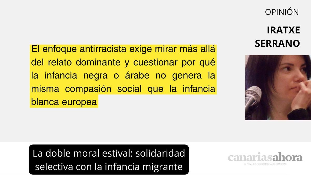 La doble moral estival: solidaridad selectiva con la infancia migrante