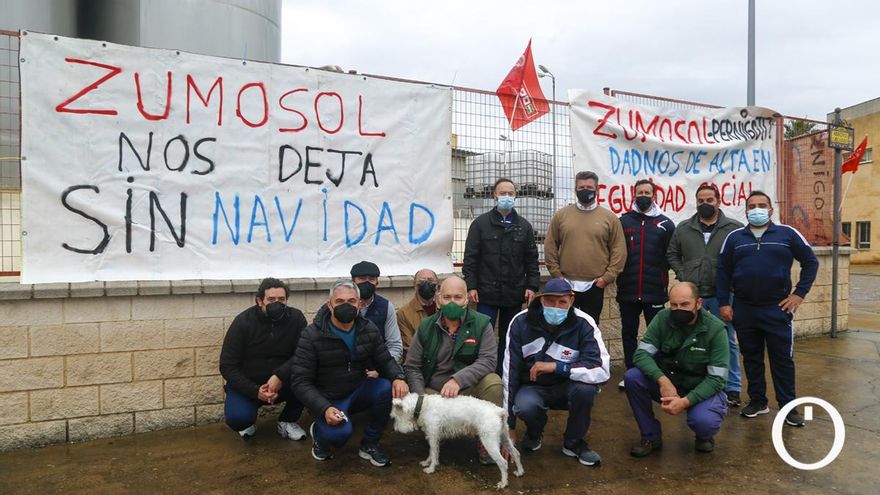 Trabajadores de Zumosol en Palma del Río