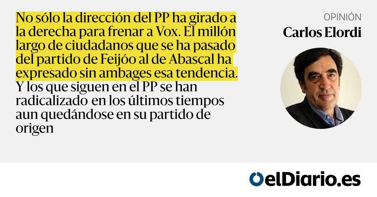 La derecha es más de derechas que antes