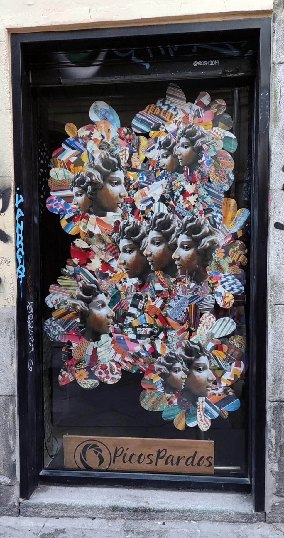 Obra de Pau la Pan, ganadora del tercer premio Pinta Malasaña 2021