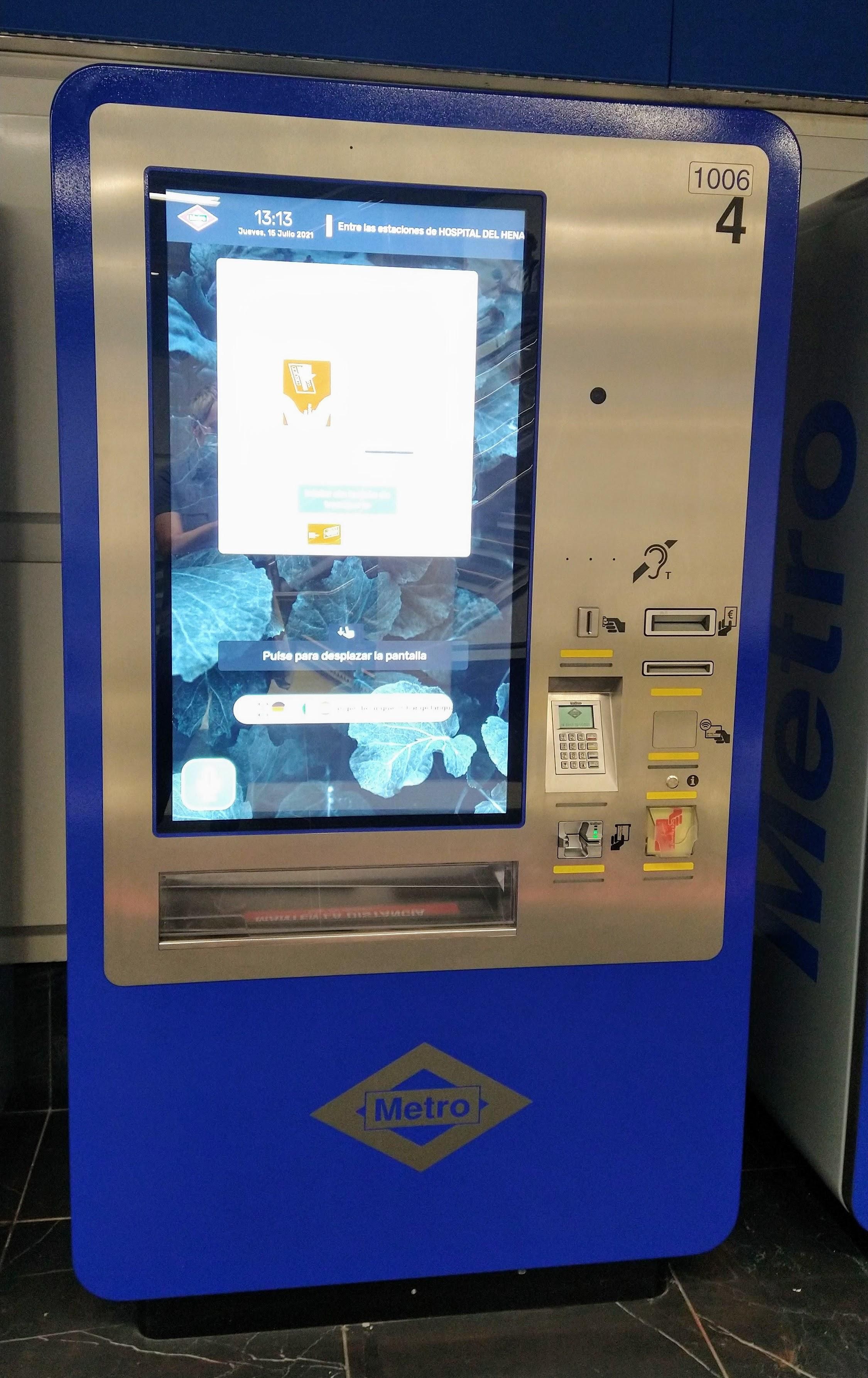 Estación Gran Vía - máquinas de autoventa