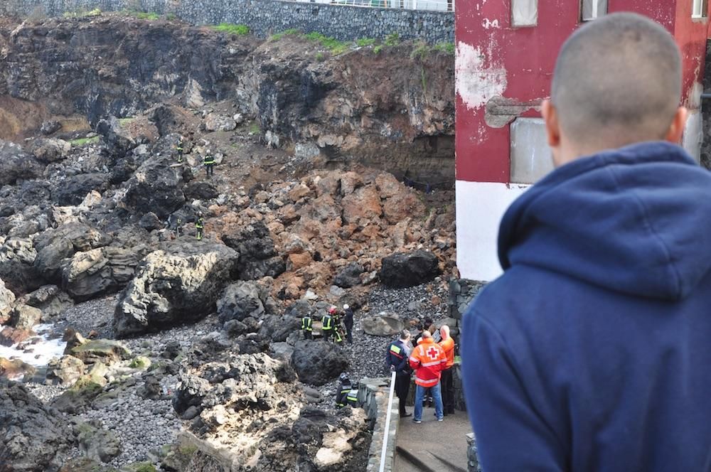 Derrumbe en La Isleta