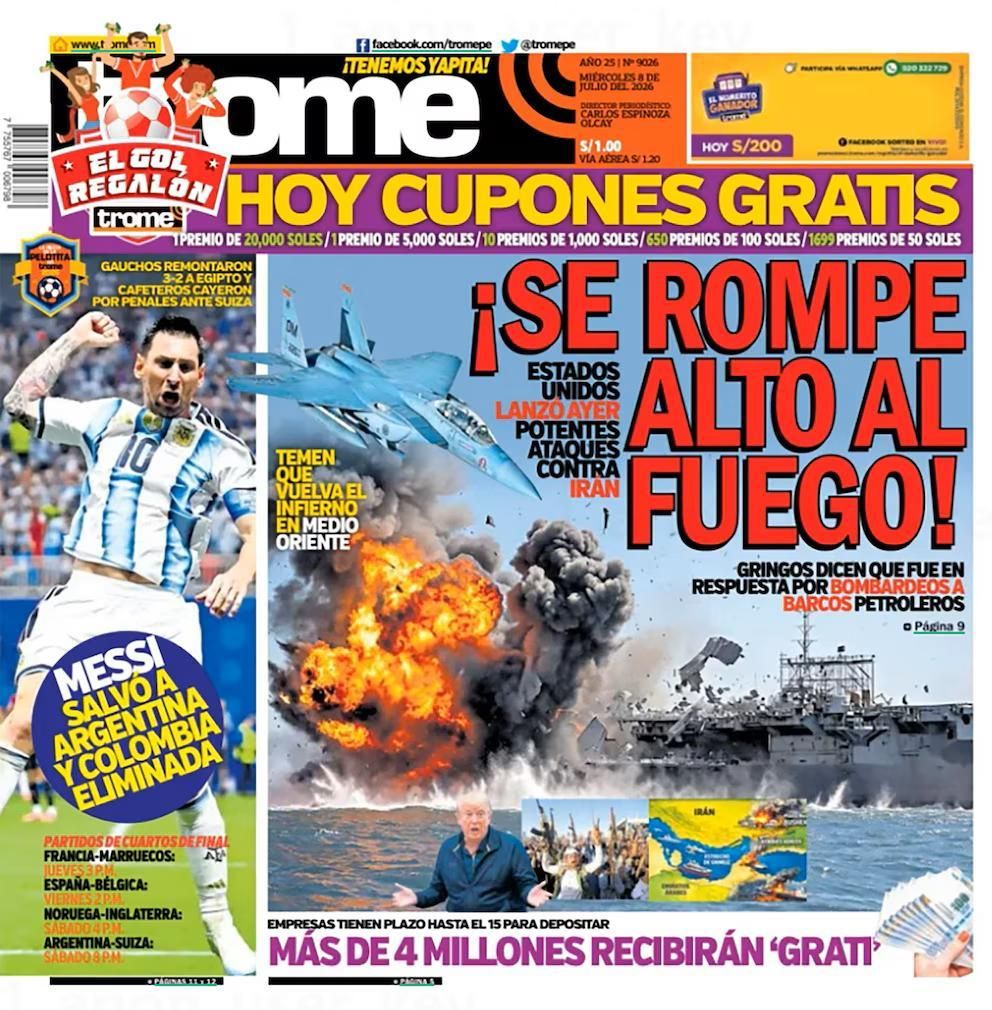 Hermosa mañana: las tapas de los diarios después del triunfo épico de Argentina ante Egipto