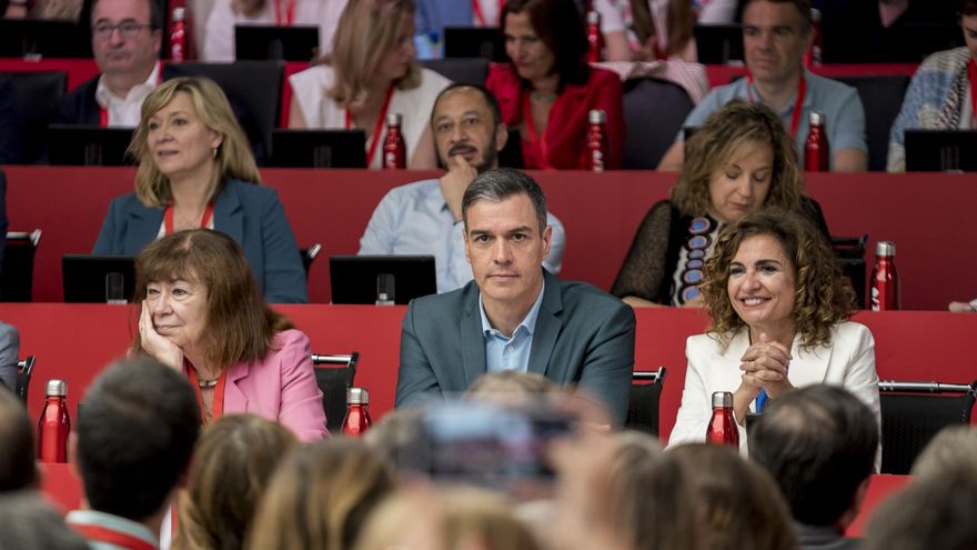 El secretario general del PSOE y presidente del Gobierno, Pedro Sánchez, la reunión del Comité Federal, en la sede del partido, a 10 de junio de 2023, en Madrid (España).