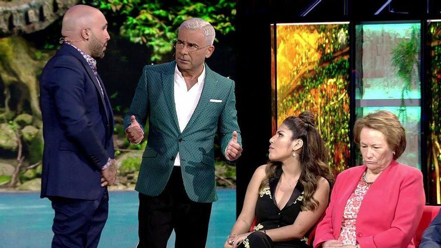 Jorge Javier, en el plató de Supervivientes