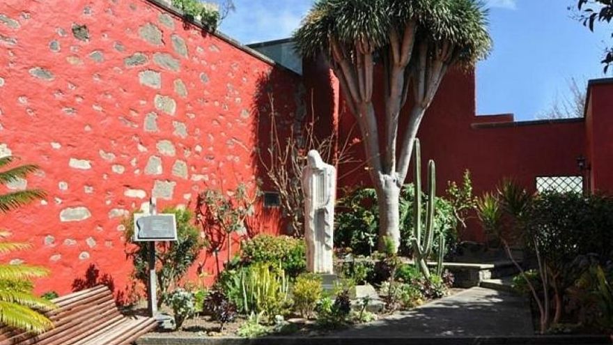 Panorámica del jardín de la Casa.Museo Tomás Morales de Moya.