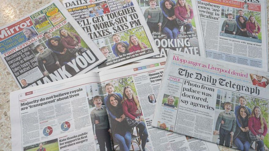 La foto manipulada de Kate Middleton cuestiona el papel de la prensa británica al informar sobre la monarquía