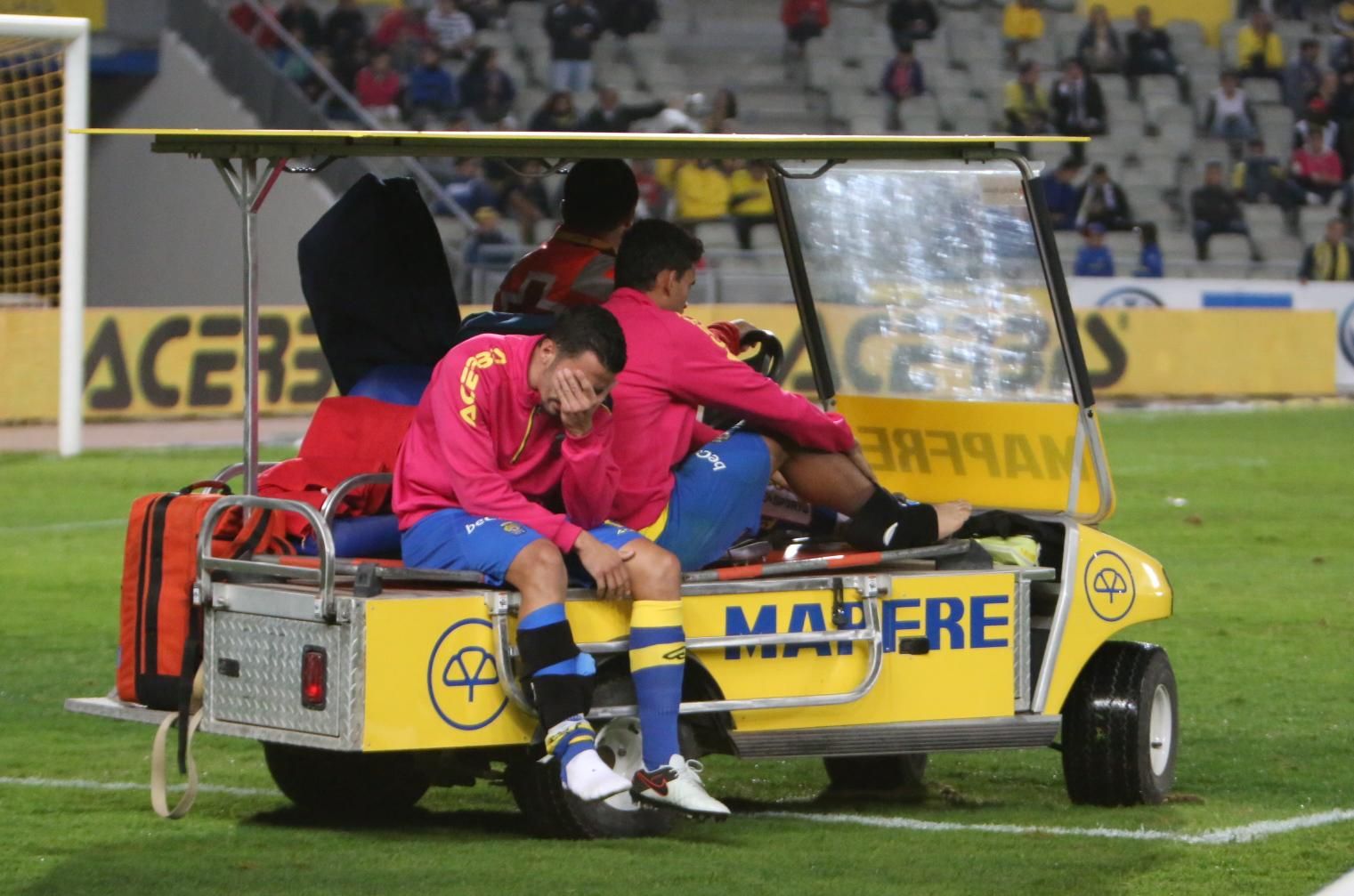 Imagen del encuentro en el Estadio de Gran Canaria entre la UD Las Palmas y el Granada C.F.