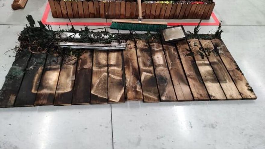 Leve incendio en las instalaciones de Leroy Merlín del parque comercial de La Granja en León. Foto de Mediosleon