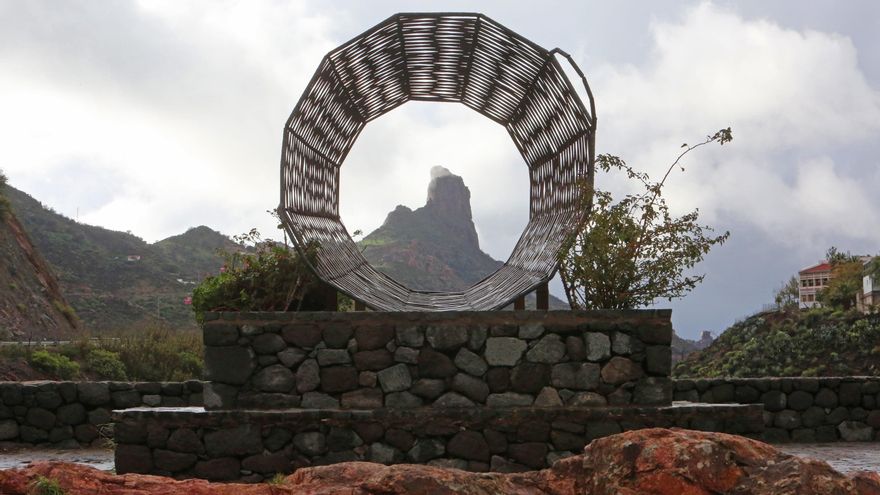 Las espectaculares imágenes que deja la borrasca Filomena en la cumbre de Gran Canaria