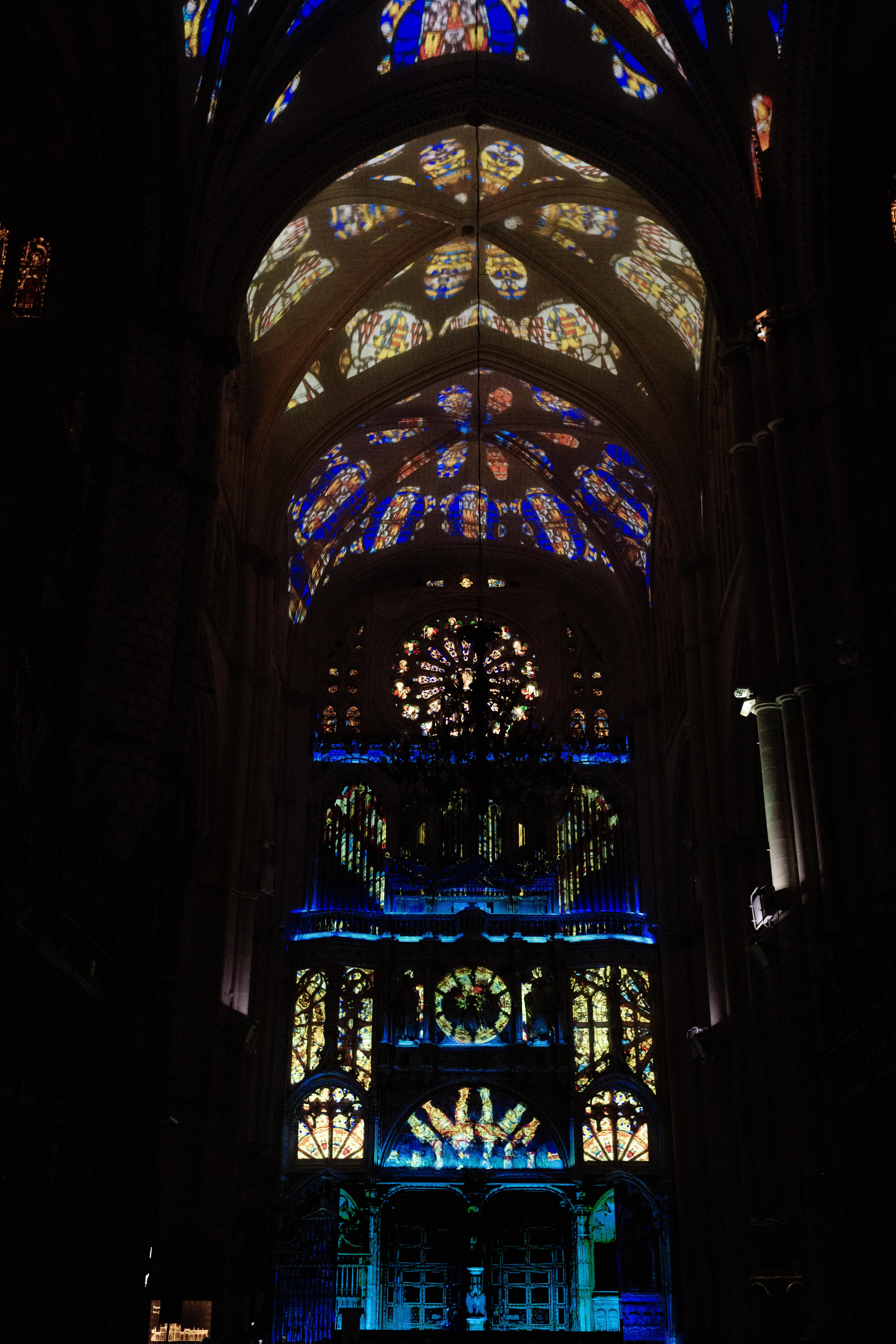 Parte de uno de los vídeos proyectados durante el pregón que inauguraba el VIII Centenario de la catedral de Toledo