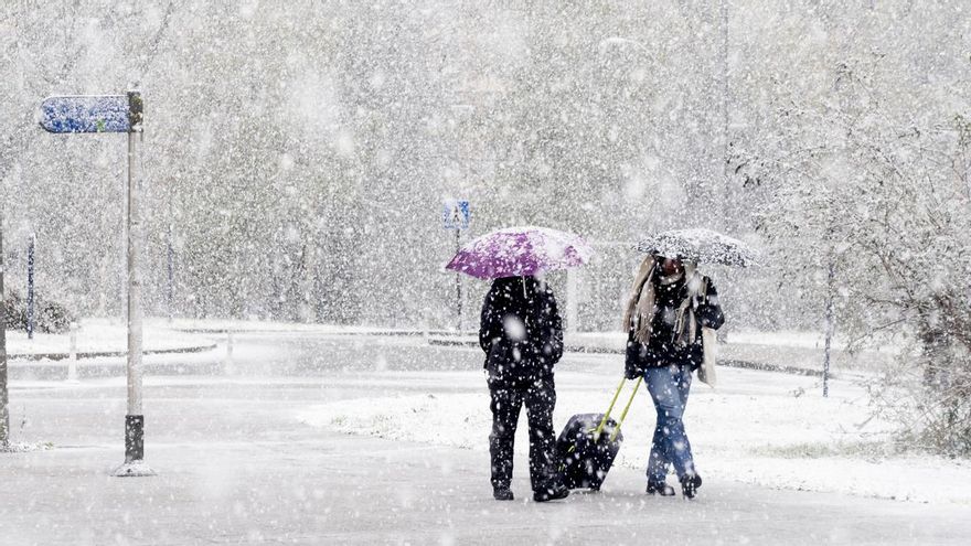 Pronóstico de temperaturas bajas en Euskadi para Nochebuena y Navidad, con nieve por debajo de los mil metros
