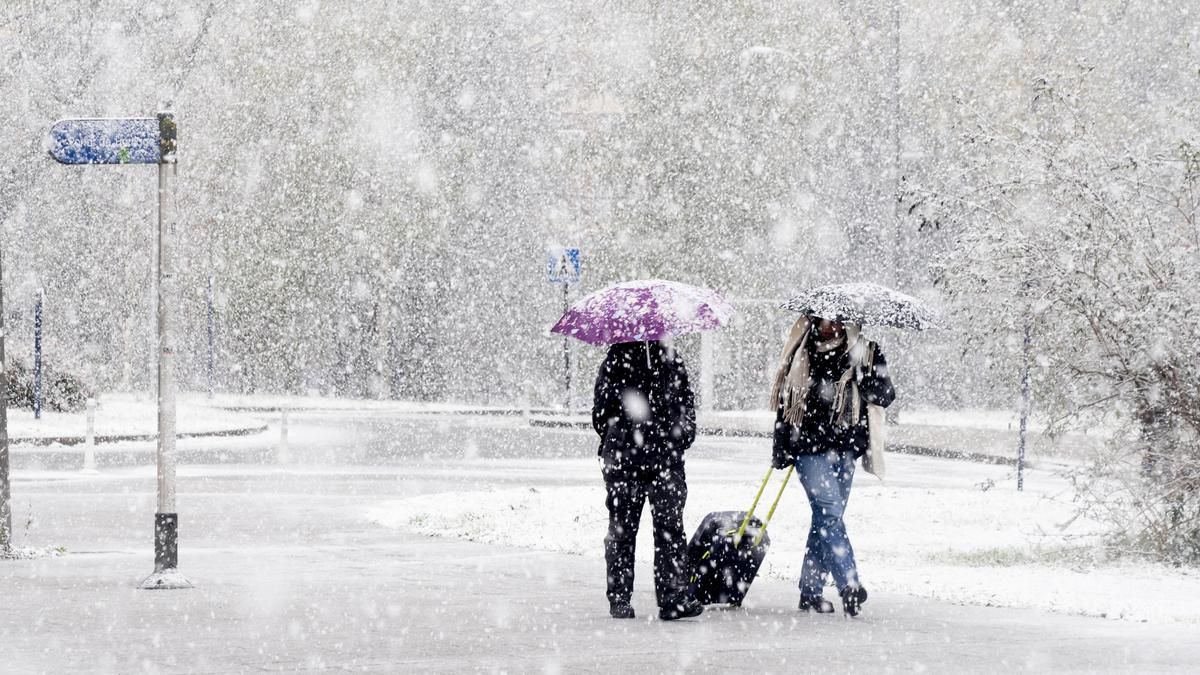 Pronóstico de temperaturas bajas en Euskadi para Nochebuena y Navidad, con nieve por debajo de los mil metros