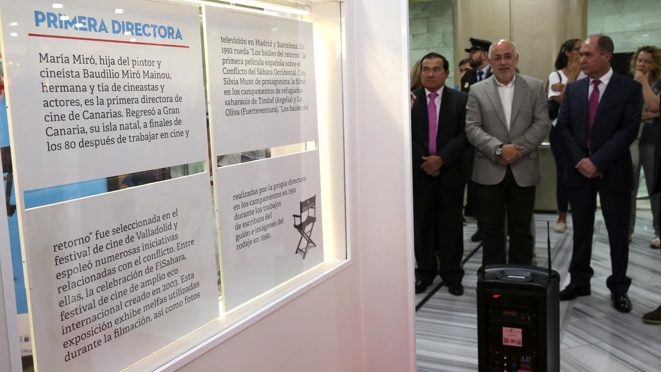 Exposición 'El cine en Gran Canaria'. (ALEJANDRO RAMOS)