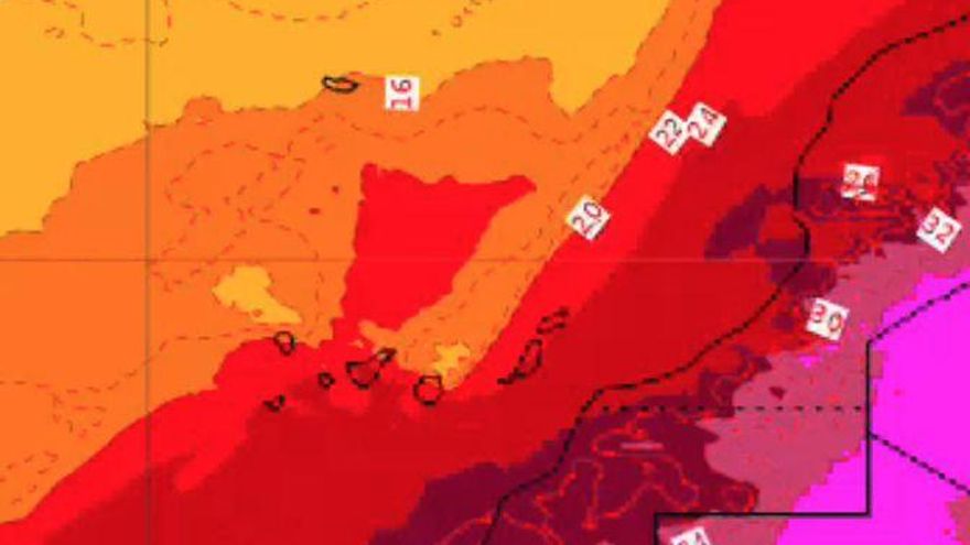 Sanidad activa avisos rojos, naranjas y amarillos de riesgo para la salud por calor en cuatro islas de Canarias
