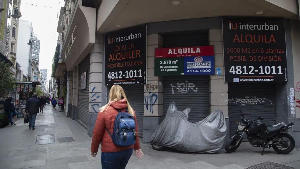 La cantidad de locales vacíos en CABA aumentó un 38,5% en el primer bimestre del año