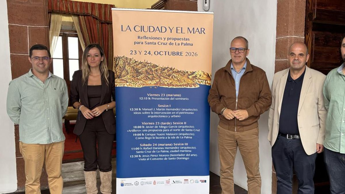 Las jornadas ‘La ciudad y el mar’ analizan la relación histórica de Santa Cruz de La Palma con el mar