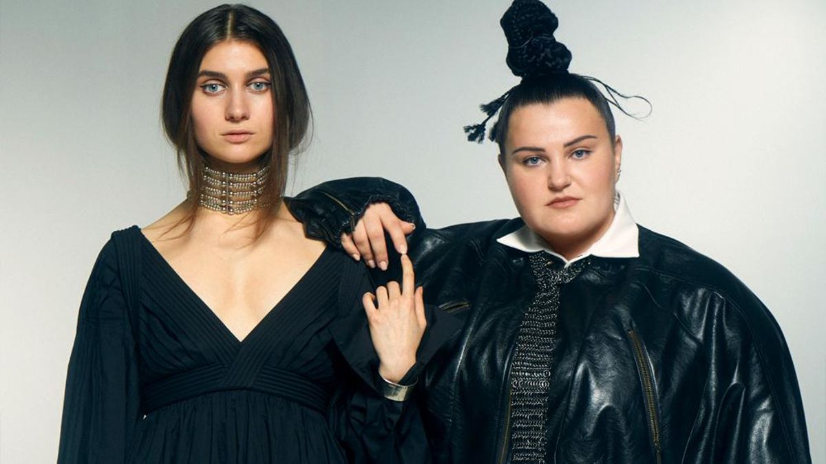 Alyona Alyona (derecha) & Jerry Heil (izquierda), representantes de Ucrania en Eurovisión 2024