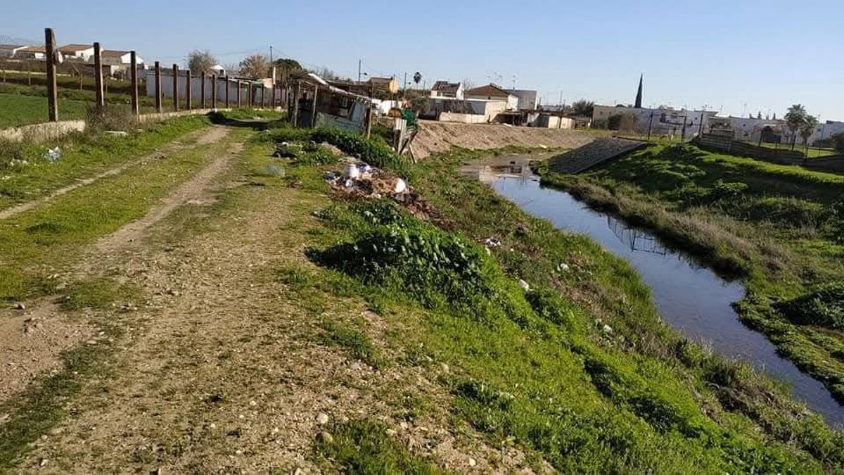 Los vecinos reclaman al Ayuntamiento la limpieza integral del arroyo Guadarromán