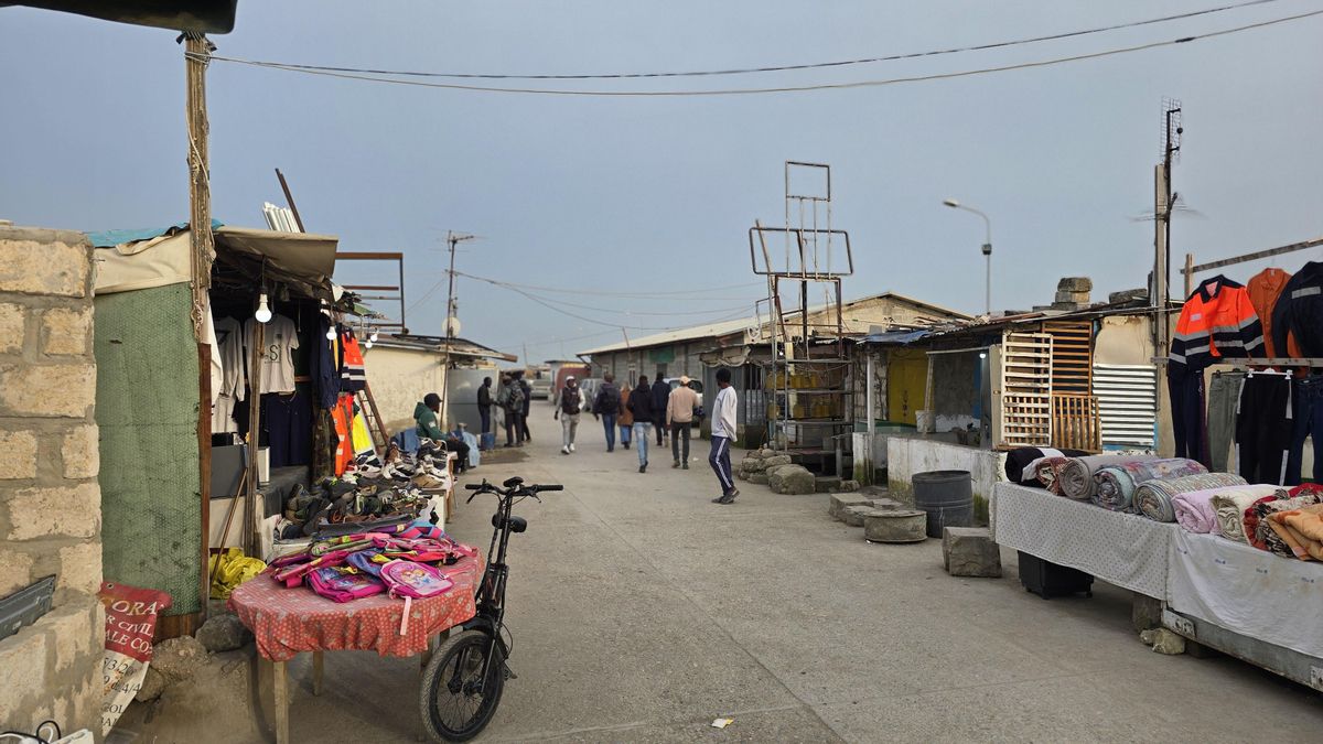 Imagen de una calle del asentamiento de Borgo Mezzanone.