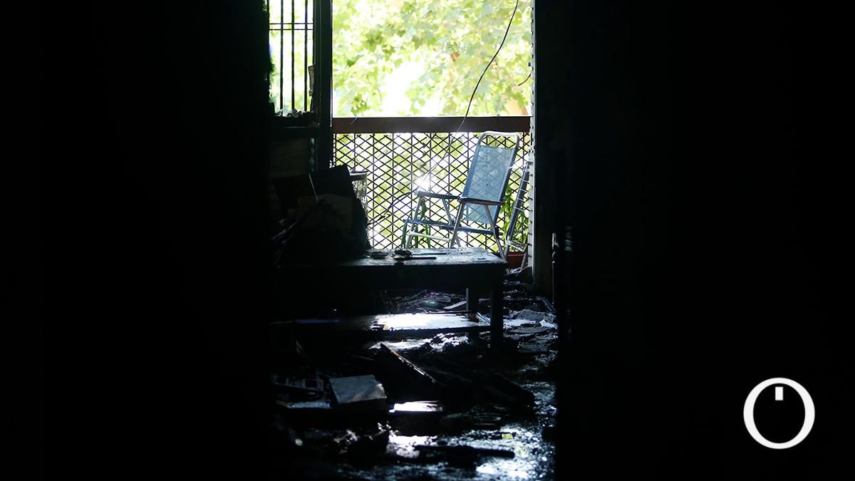 Imagen de archivo del incendio de una vivienda