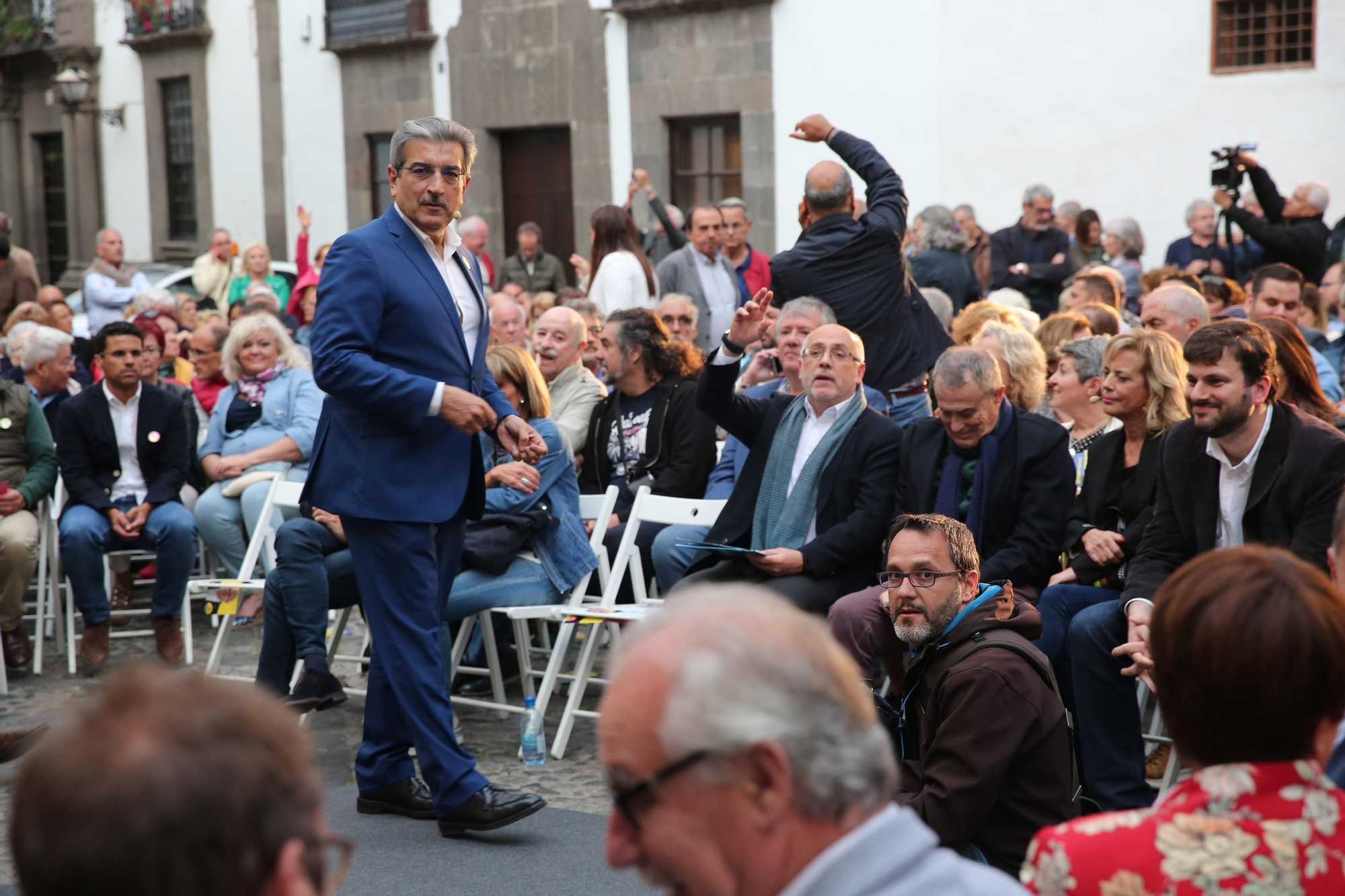 Presentación de la candidatura de Antonio Morales (NC) al Cabildo en Las Palmas de Gran Canaria. (Alejandro Ramos).