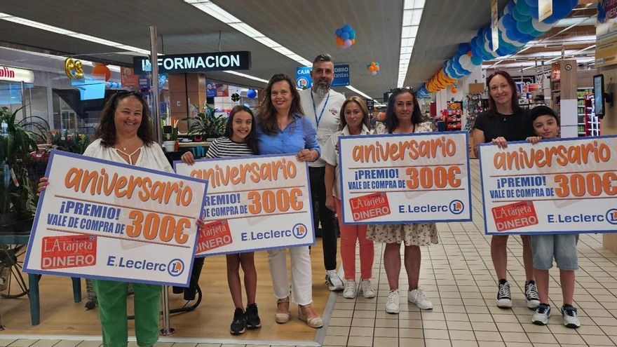 E.Leclerc León celebra su 29.º aniversario con más de 9.000 euros en premios para sus clientes