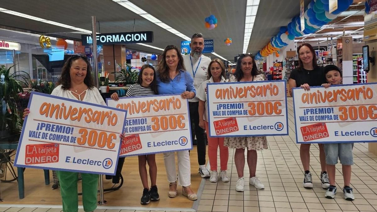 E.Leclerc León celebra su 29.º aniversario con más de 9.000 euros en premios para sus clientes