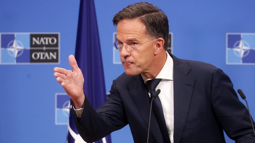 El nuevo secretario general de la OTAN, Mark Rutte, el 1 de octubre. EFE/EPA/OLIVIER HOSLET