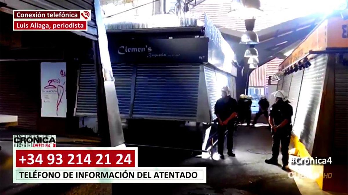 Un periodista de Mediaset, encerrado en un establecimiento por el atentado en Barcelona