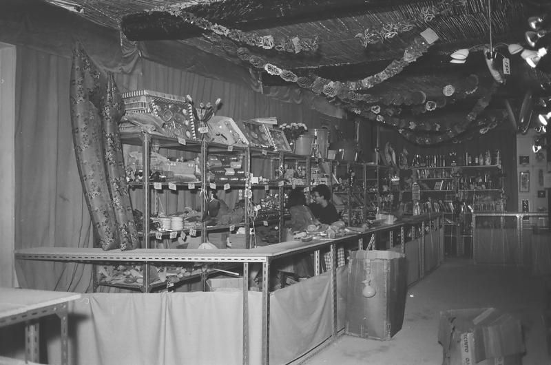 Interior de una tómbola en 1964