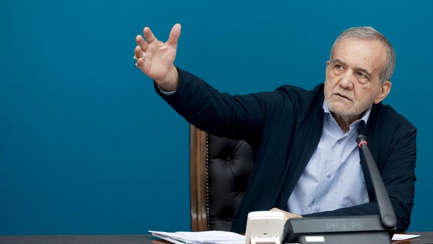 El presidente de Irán, Masud Pezeshkian.