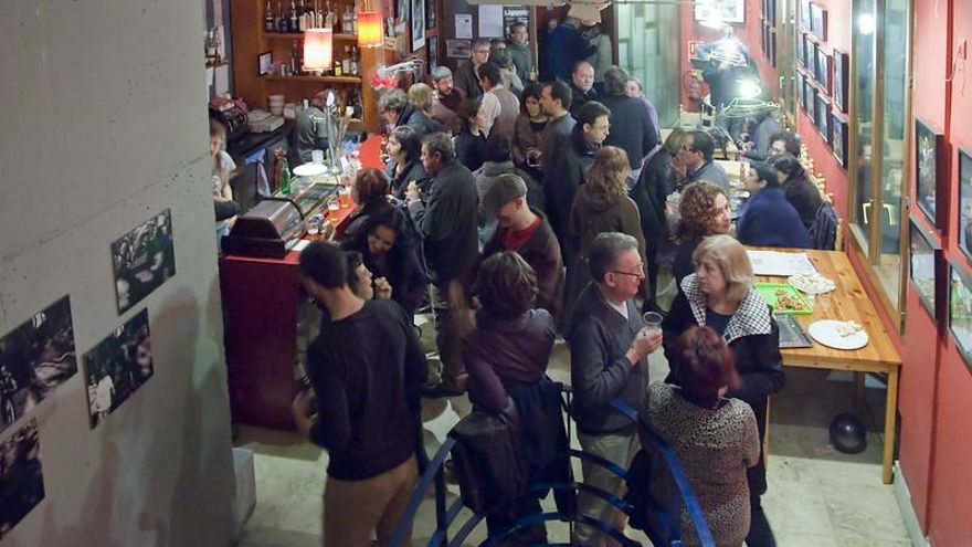 Foto de archivo del bar-restaurante de Ca Revolta.