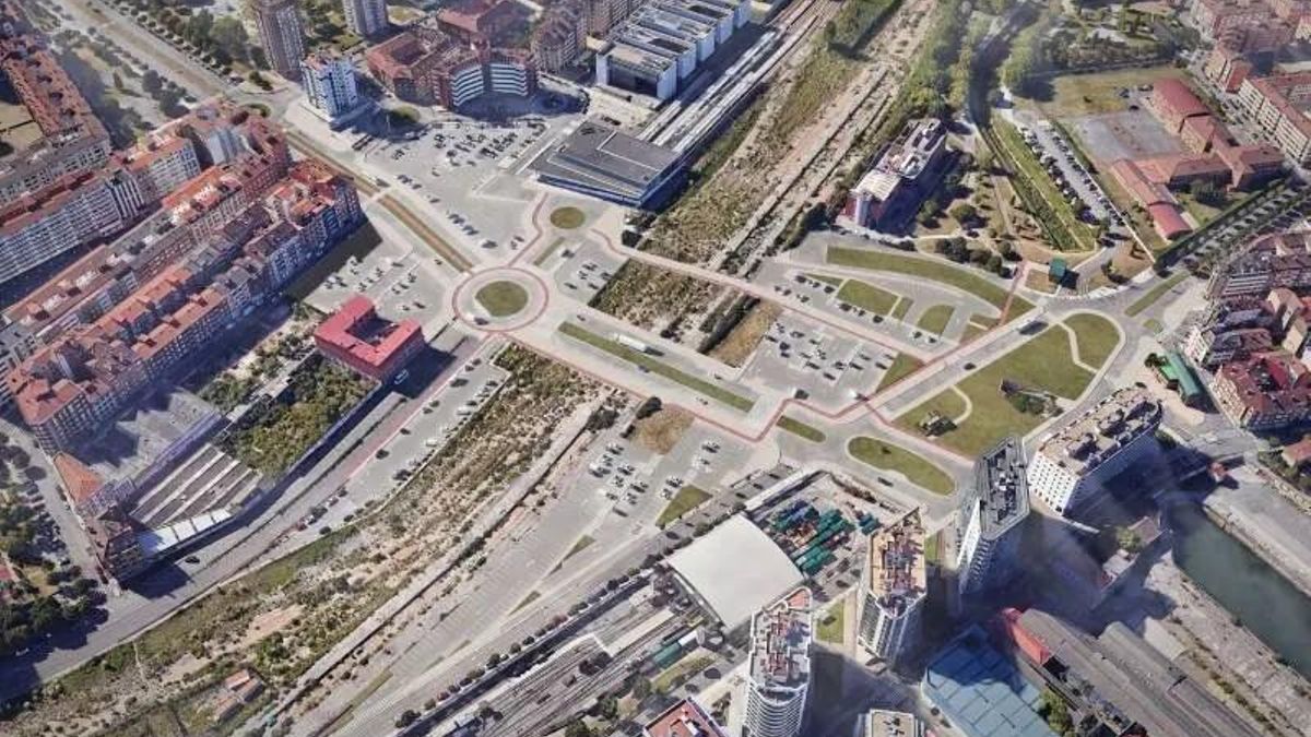 El Gobierno autoriza la licitación de la primera fase de las obras de la estación intermodal de Gijón por 40,8 millones