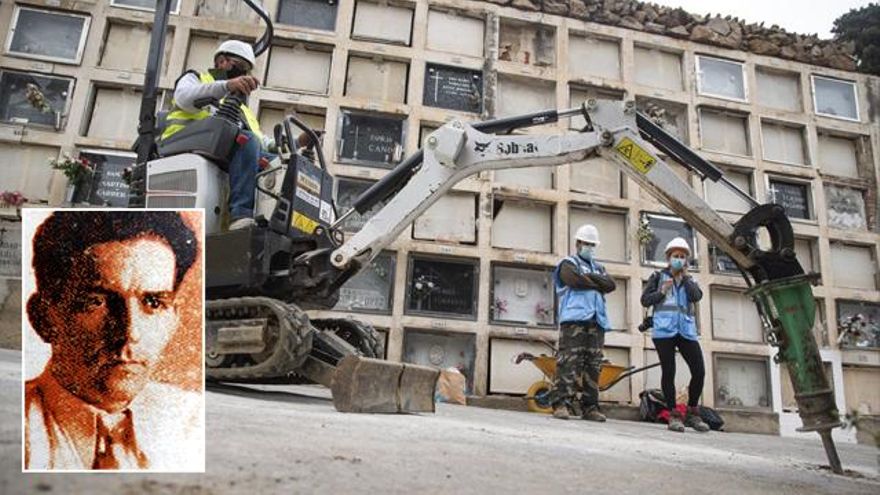 La excavación en el cementerio de Montjuïc en Barcelona descarta la existencia de la fosa con el poeta cubano De la Torriente