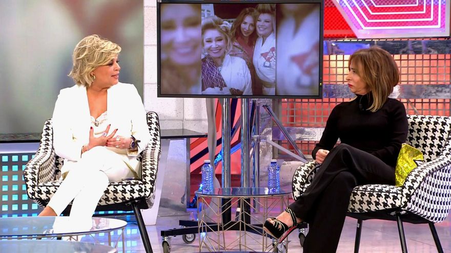 Terelu volvió al plató del 'Deluxe' con una "exclusiva" para su nuevo 'Lemon Tea'