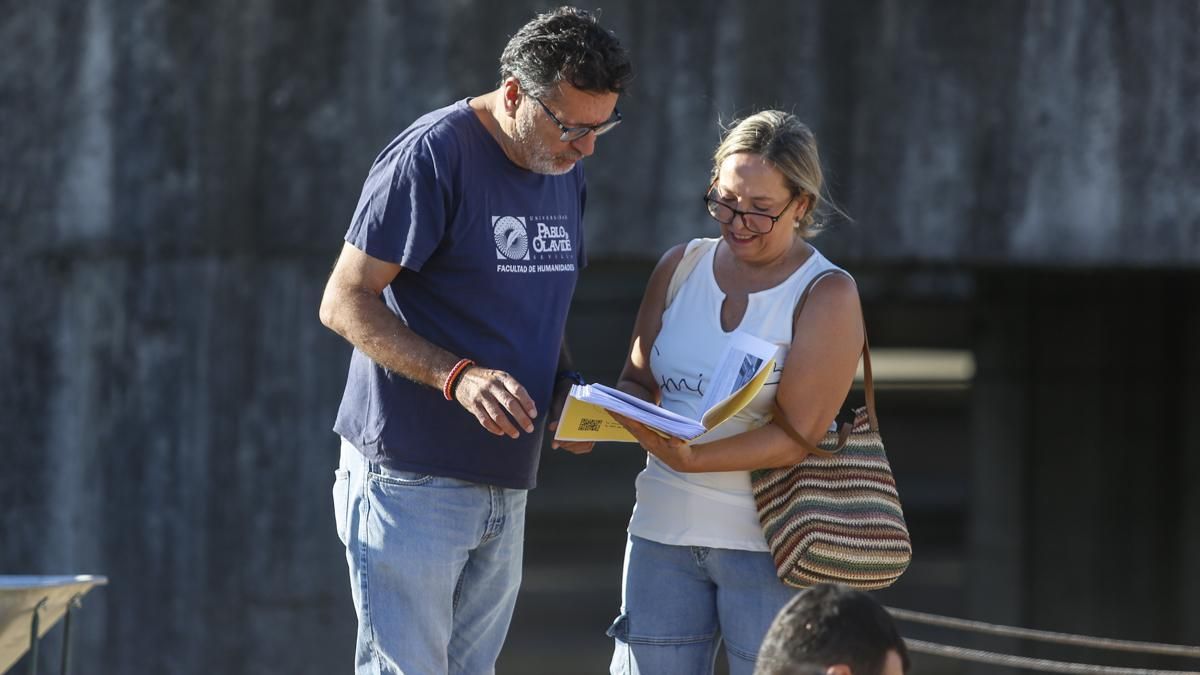 Trabajos en el yacimiento de Cercadillas