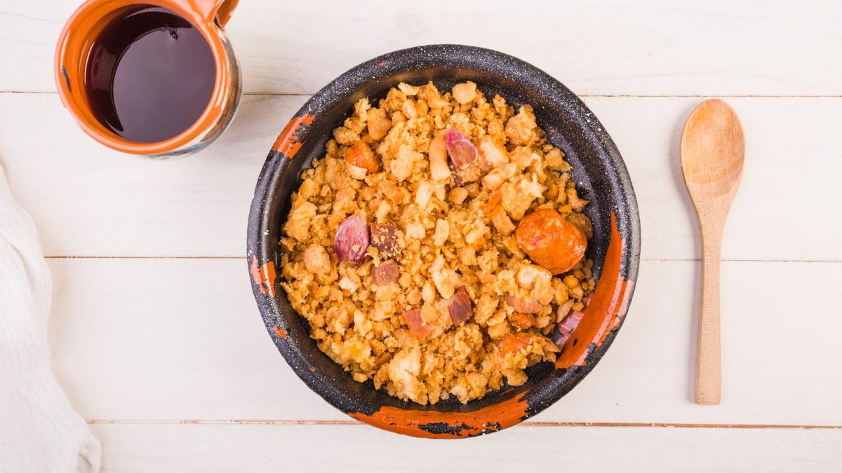 Las migas costeras pueden llevar o no algún tipo de pescado