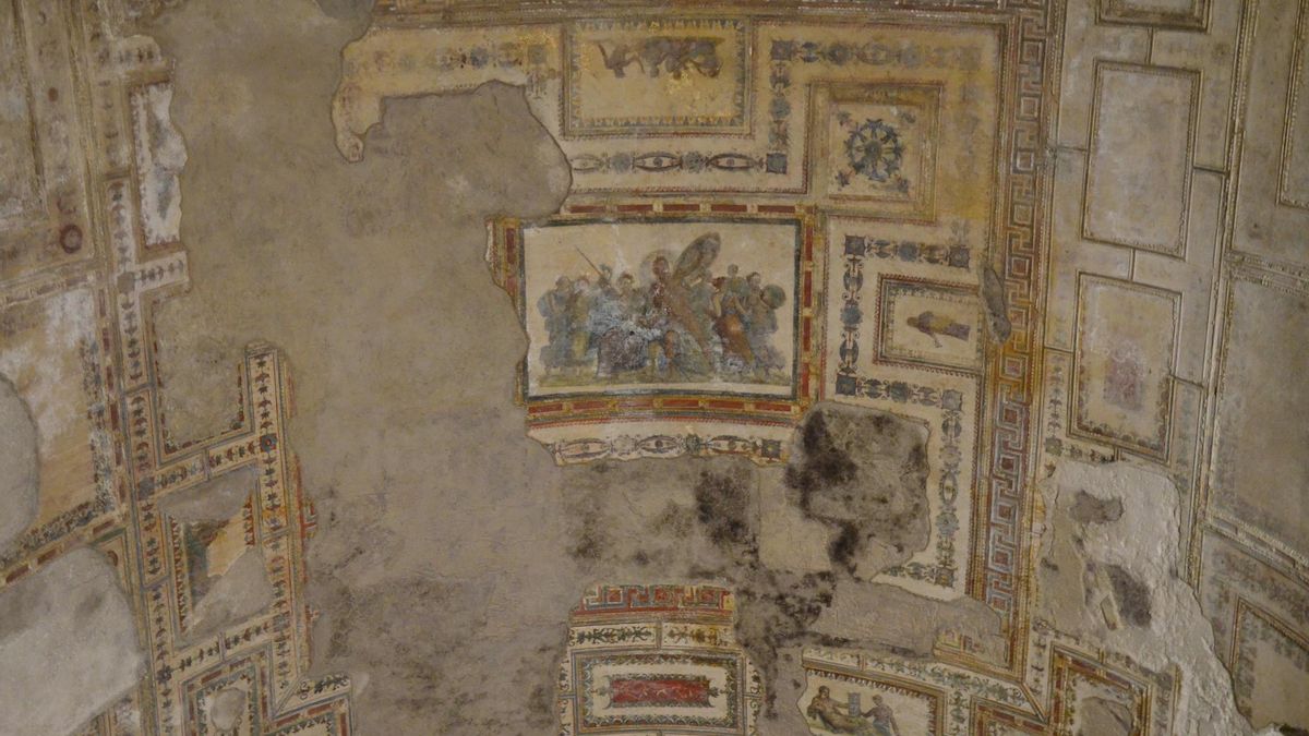 Pinturas murales de la Domus Aurea.