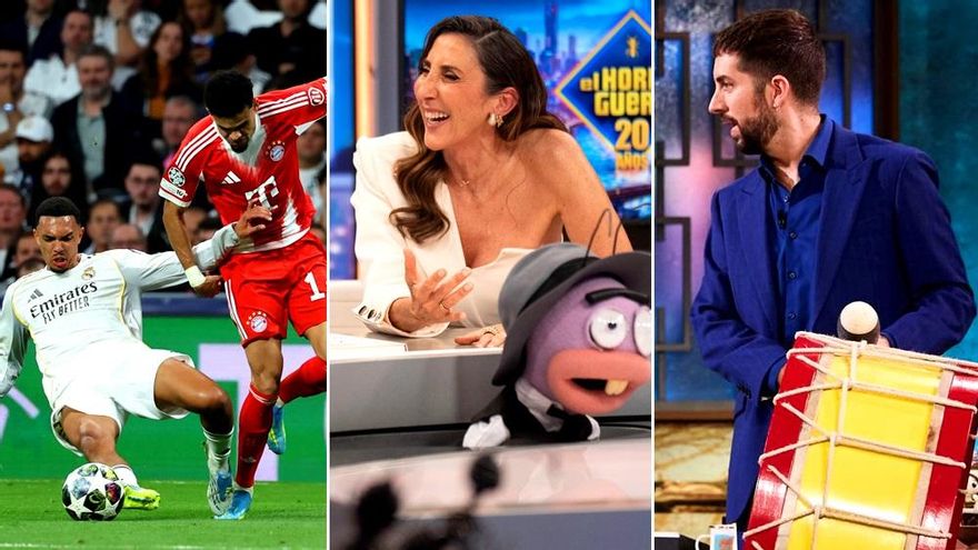 El Madrid de Champions (13.7%) sí gana el access con reacción dispar de 'El Hormiguero' (12.8%) y 'La Revuelta' (8.7%)